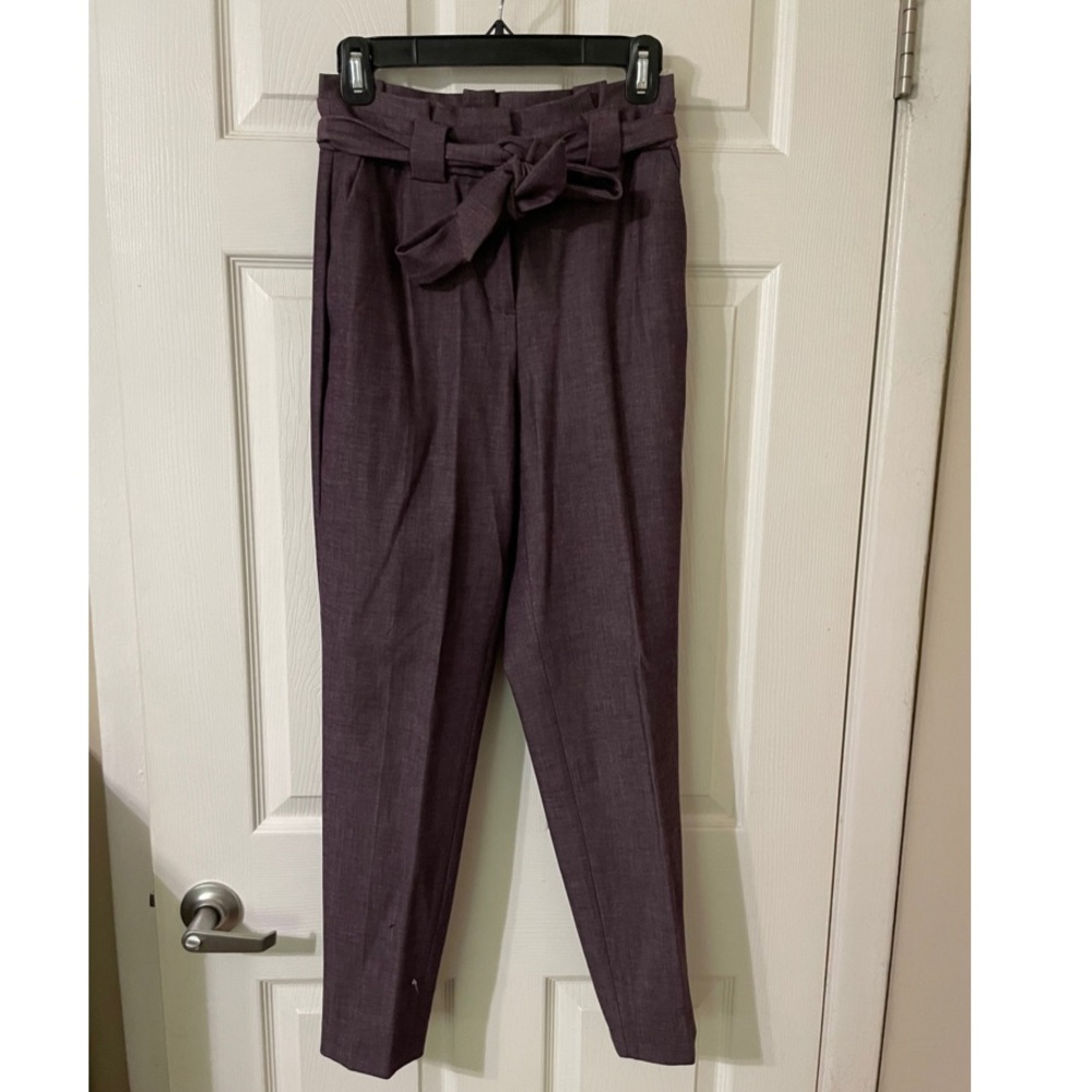 Express paper bag ankle pant